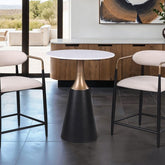 Streatham Dining Table Model Fm37002Bk-Pt-Table By Furniture Of America